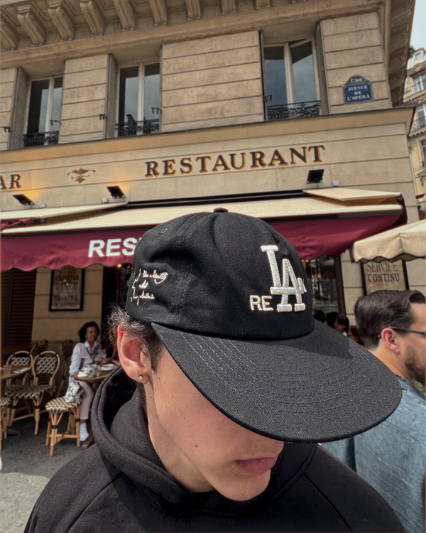 RE'LA'M UNCONSTRUCTED VINTAGE CAP BLACK
