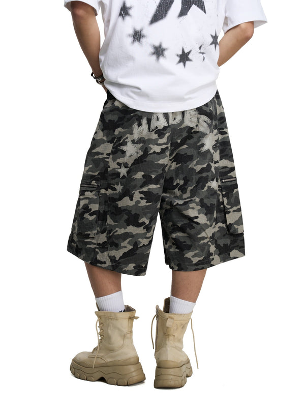 HUNTER KHAKI CAMO SHORTS