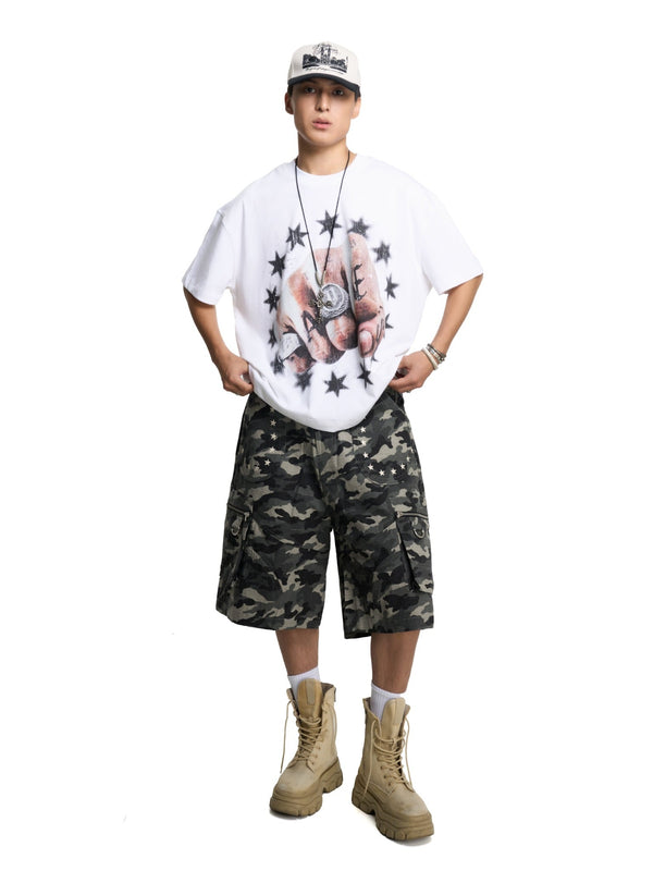 HUNTER KHAKI CAMO SHORTS