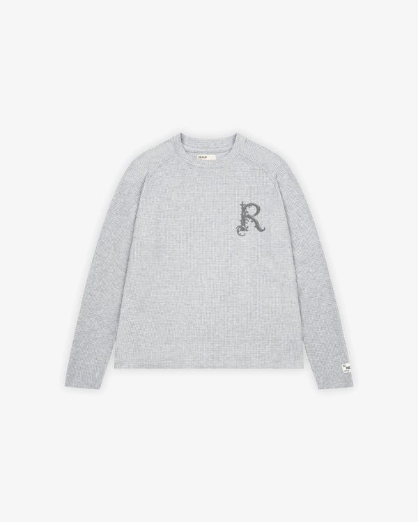 WAFFLE KNIT LONG SLEEVE