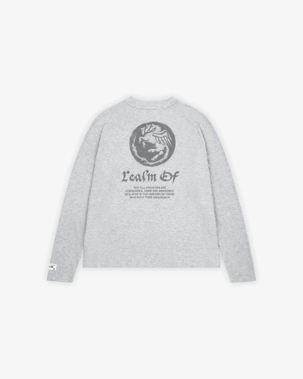 WAFFLE KNIT LONG SLEEVE