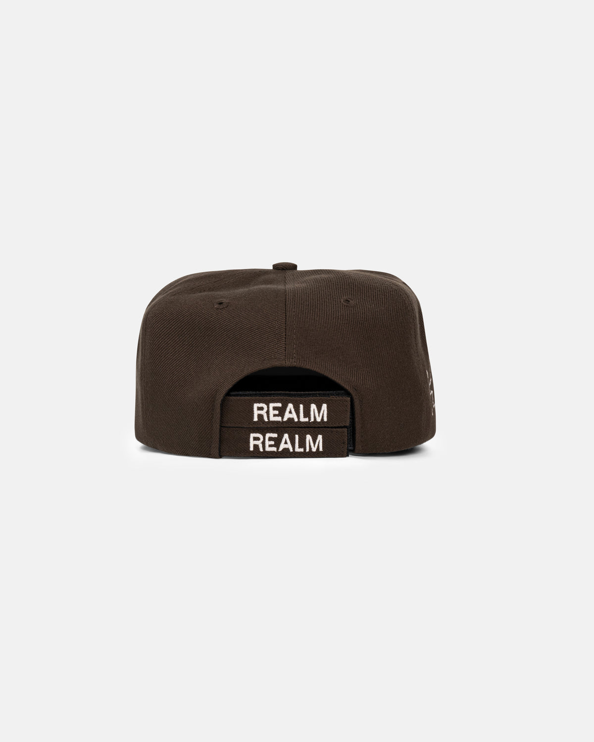 BIG ICON CURSIVE EMBROIDERY VINTAGE CAP WALNUT