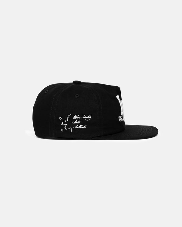 RE'LA'M UNCONSTRUCTED VINTAGE CAP BLACK