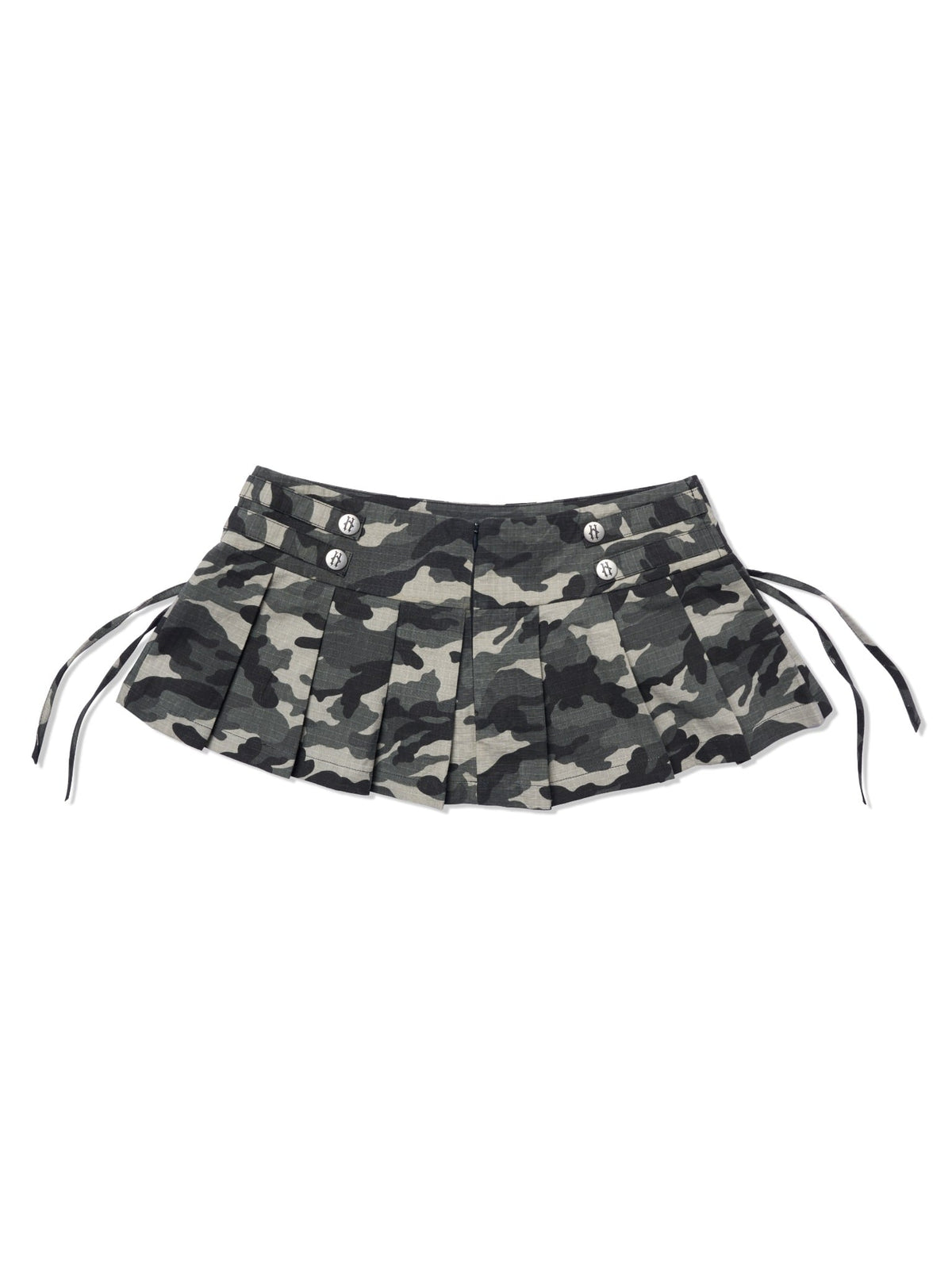 KHAKI CAMO MINI SKIRT